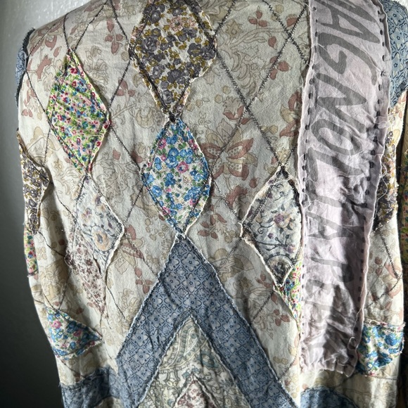 Magnolia Pearl OOAK Star of David quilted Coat (CHARITY) OS NWT - Picture 8 of 15